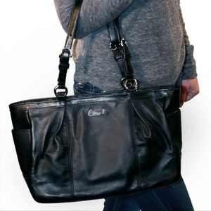 Coach Leather Gallery East West Tote Bag